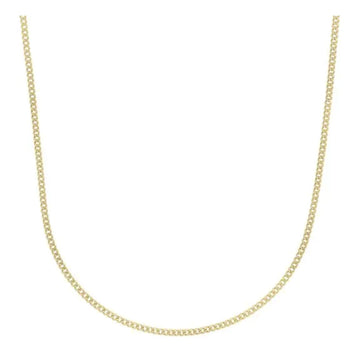 14k Yellow Gold Light Gourmette Chain (2.20 mm) - Coolpeacock