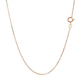 10k Rose Gold Classic Box Chain (0.45 mm) - Coolpeacock