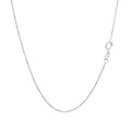 10k White Gold Classic Box Chain (0.45 mm) - Coolpeacock