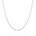 10k White Gold Solid Diamond Cut Rope Chain (1.40 mm) - Coolpeacock