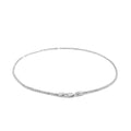 10k White Gold Sparkle Anklet 1.5mm - Coolpeacock