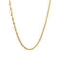 10k Yellow Gold Classic Solid Miami Cuban Chain (3.20 mm) - Coolpeacock
