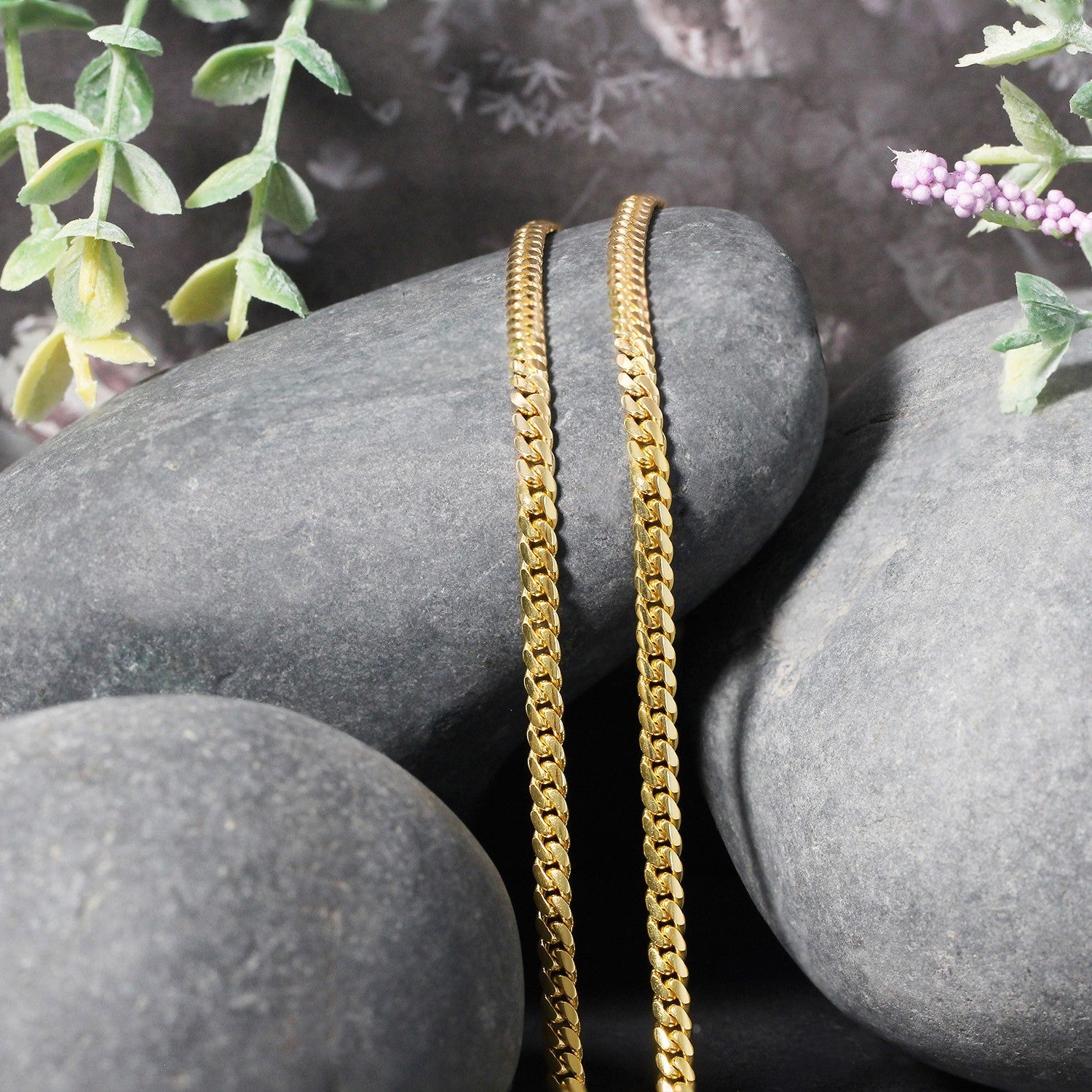 10k Yellow Gold Classic Solid Miami Cuban Chain (3.20 mm) - Coolpeacock