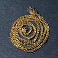 10k Yellow Gold Classic Solid Miami Cuban Chain (3.20 mm) - Coolpeacock