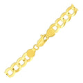 10k Yellow Gold Curb Bracelet (7.00 mm) - Coolpeacock