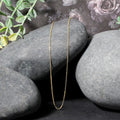 10k Yellow Gold Diamond Cut Cable Link Chain (0.87 mm) - Coolpeacock