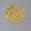 10k Yellow Gold Gourmette Chain (1.40 mm) - Coolpeacock