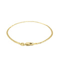 10k Yellow Gold Mariner Link Bracelet (1.70 mm) - Coolpeacock