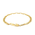 10k Yellow Gold Mariner Link Bracelet (5.10 mm) - Coolpeacock