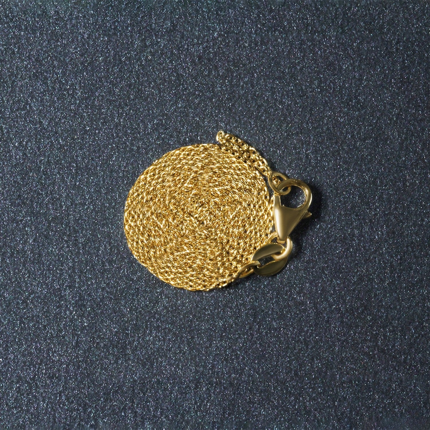 10k Yellow Gold Oval Cable Link Chain (0.97 mm) - Coolpeacock