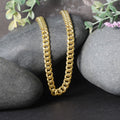10k Yellow Gold Semi Solid Miami Cuban Chain (6.10 mm) - Coolpeacock