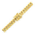 10k Yellow Gold Semi Solid Miami Cuban Chain (6.60 mm) - Coolpeacock