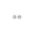 1/2 cttw Lab Grown Round Diamond Stud Earrings 14k Yellow Gold (G/VS2) - Coolpeacock