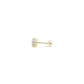1/2 cttw Lab Grown Round Diamond Stud Earrings 14k Yellow Gold (G/VS2) - Coolpeacock