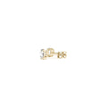 1/2 cttw Lab Grown Round Diamond Stud Earrings 14k Yellow Gold (G/VS2) - Coolpeacock