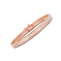 14k Rose Gold Diamante Flex Bracelet (5.80 mm) - Coolpeacock