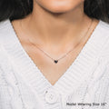 14k Rose Gold Polished Mini Heart Necklace - Coolpeacock