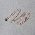 14k Rose Gold Polished Mini Heart Necklace - Coolpeacock