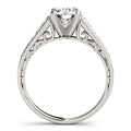 14k White Gold Cathedral Design Diamond Engagement Ring (1 1/4 cttw) - Coolpeacock