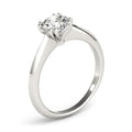 14k White Gold Double Prong Set Solitaire Diamond Engagement Ring (1 cttw) - Coolpeacock