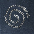 14k White Gold Oval Rolo Bracelet (3.20 mm) - Coolpeacock