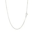 14k White Gold Polished Mini Heart Necklace - Coolpeacock