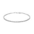 14k White Gold Rolo Bracelet (2.50 mm) - Coolpeacock