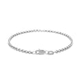 14k White Gold Rolo Bracelet (2.50 mm) - Coolpeacock