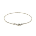 14k White Gold Solid Diamond Cut Rope Bracelet (1.60 mm) - Coolpeacock
