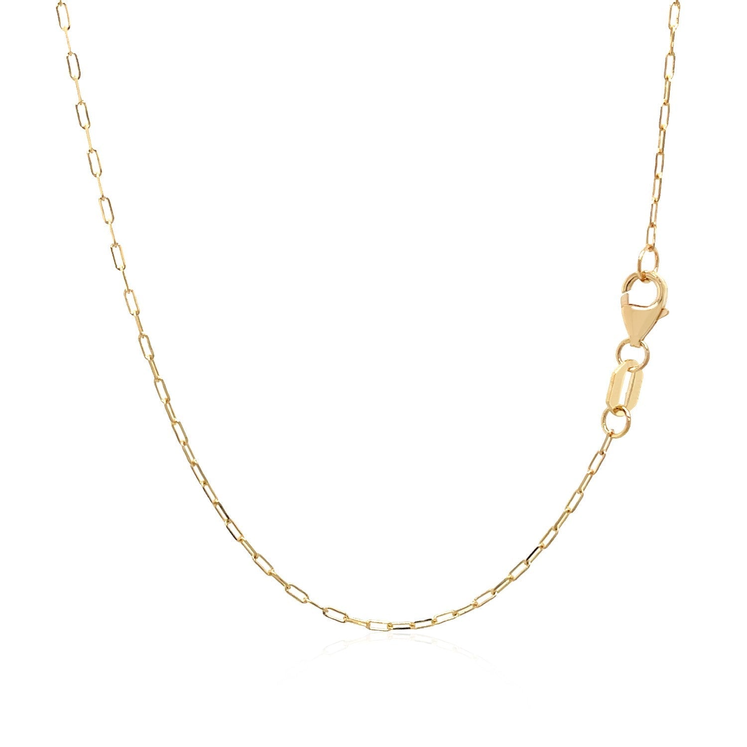 14k Yellow Gold 18 inch Necklace with Polished Butterflies and Beads - Coolpeacock