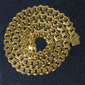 14k Yellow Gold 22 inch Polished Curb Chain Necklace - Coolpeacock