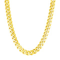 14k Yellow Gold 22 inch Polished Curb Chain Necklace - Coolpeacock