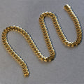 14k Yellow Gold 22 inch Polished Curb Chain Necklace - Coolpeacock