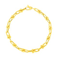 14k Yellow Gold 7 1/2 inch Jax Chain Bracelet (4.00 mm) - Coolpeacock