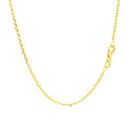 14k Yellow Gold Adjustable Cable Chain (1.50 mm) - Coolpeacock