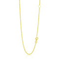 14k Yellow Gold Adjustable Cable Chain (1.50 mm) - Coolpeacock