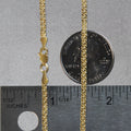 14k Yellow Gold Bismark Bracelet (2.50 mm) - Coolpeacock