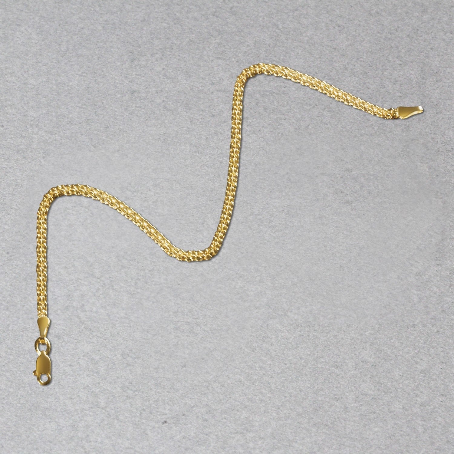 14k Yellow Gold Bismark Bracelet (2.50 mm) - Coolpeacock