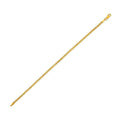 14k Yellow Gold Bismark Bracelet (2.50 mm) - Coolpeacock