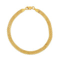 14k Yellow Gold Bismark Bracelet (4.70 mm) - Coolpeacock