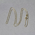 14k Yellow Gold Classic Box Chain (0.60 mm) - Coolpeacock
