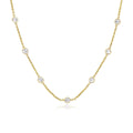 14k Yellow Gold CZ By the Yard Long Links - Coolpeacock