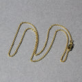 14k Yellow Gold Diamond Cut Cable Link Chain (1.30 mm) - Coolpeacock