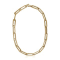 14k Yellow Gold Extra Wide Paperclip Chain Necklace - Coolpeacock
