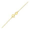 14K Yellow Gold Four Leaf Clover Necklace - Coolpeacock