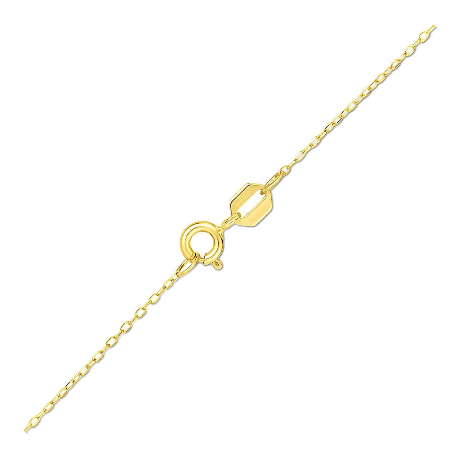 14K Yellow Gold Four Leaf Clover Necklace - Coolpeacock