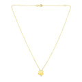 14K Yellow Gold Four Leaf Clover Necklace - Coolpeacock