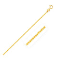 14k Yellow Gold Mariner Link Chain (1.20 mm) - Coolpeacock