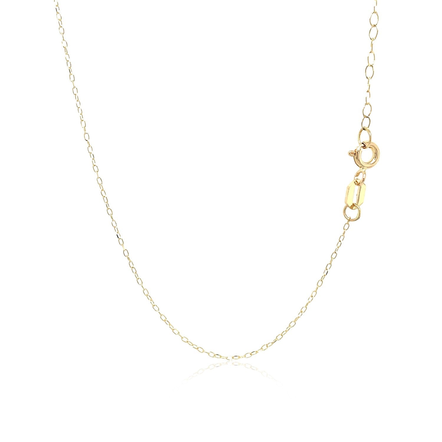 14k Yellow Gold Necklace with Dog Paw Print Symbol in Mother of Pearl - Coolpeacock