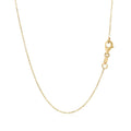 14k Yellow Gold Necklace with Interlocking Petite Rectangles - Coolpeacock